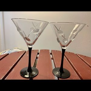 Martini Glasses Vintage